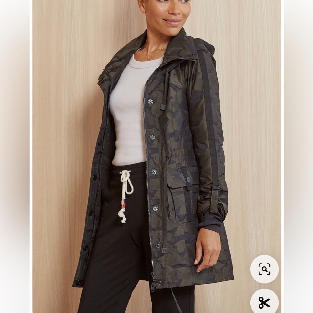 Blanc Noir Camo Anorak Jacket